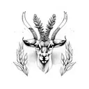 springbok with proteas tattoo design idea