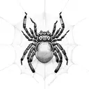 Spider with a 42 tattoo design idea