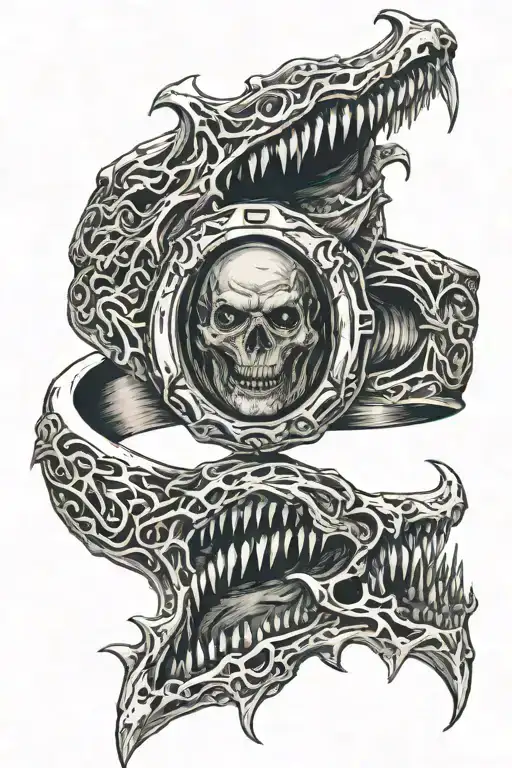 Ring tattoo design idea