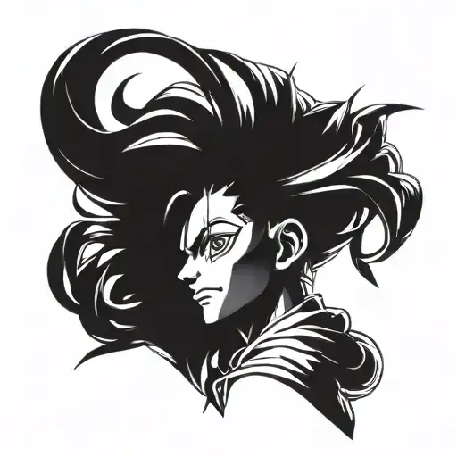 Hisoka Morrow of Hunter X Hunter Anime tattoo design idea