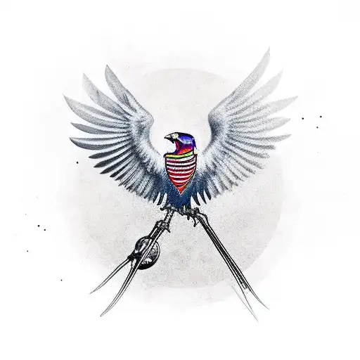 cuervos tattoo design idea