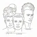 talking heads band tattoo tattoo design idea