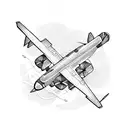 Airplane Mechanic Work tattoo design idea