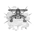 Airplane Mechanic Work tattoo design idea