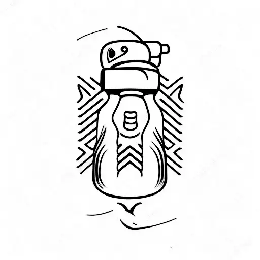 barber razor tattoo design idea