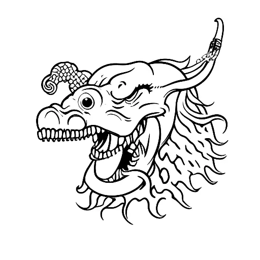marine with a zyn in mouth tattoo design idea