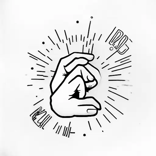 Pinky promise hands tattoo design idea