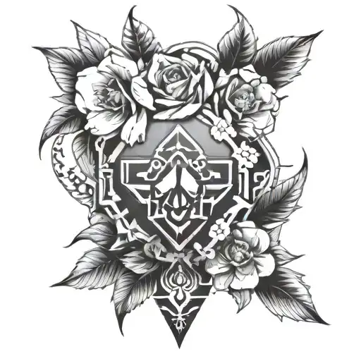 silent princess flower the legend of zelda breath of the wild  tattoo design idea