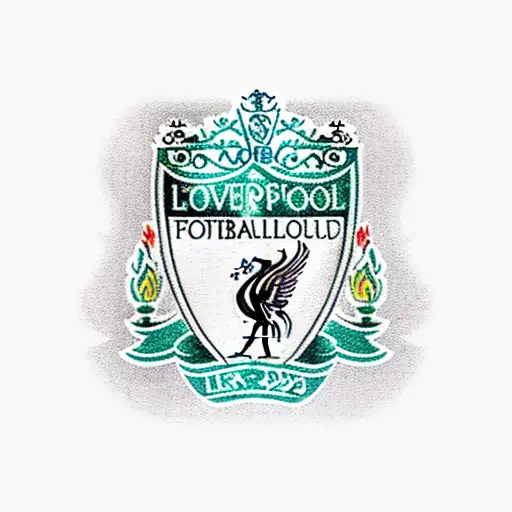 Liverpool logo with heart tattoo design idea