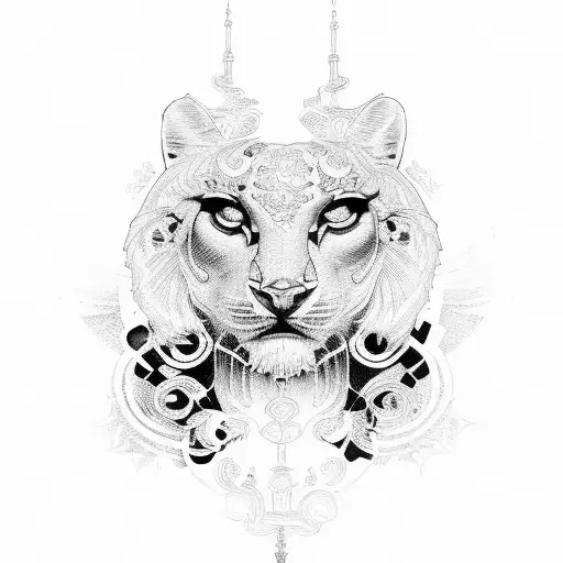 Versace tattoo design idea