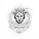 Versace tattoo design idea