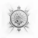 yesus kristus salib tattoo design idea