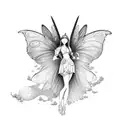 fairies tattoo design idea