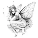 fairies tattoo design idea