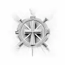 Christian Cross tattoo design idea