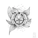 Cherry tattoo design idea