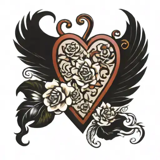 Karen Hall Mason heart tattoo tattoo design idea