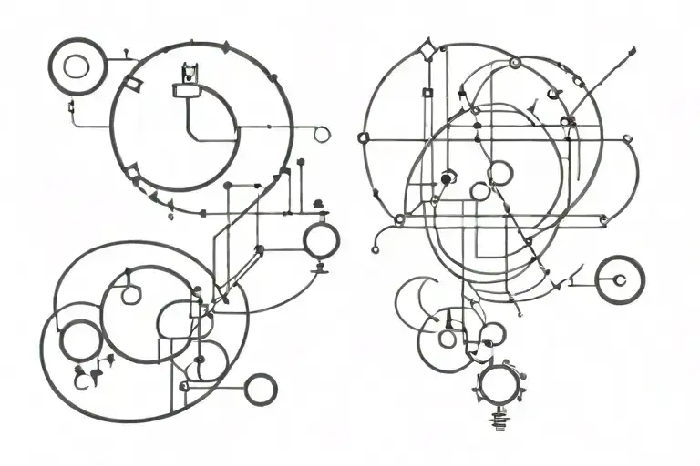 programmer coding symbols tattoo design idea