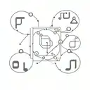 programmer coding symbols tattoo design idea