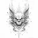 hell tattoo design idea