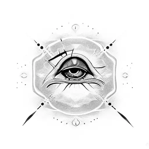 Evil Eye tattoo design idea