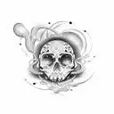 memento mori  tattoo design idea