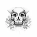 memento mori  tattoo design idea