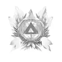 laurel wreath tattoo design idea