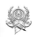 laurel wreath tattoo design idea