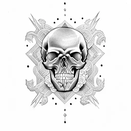 Tattoo Skull, girl, gothic, skulls, skulls, HD phone wallpaper | Peakpx