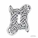 celticknot of strength and leadership tattoo design idea