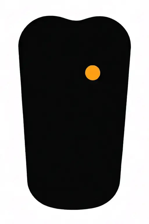 mountain and sun  tattoo design idea