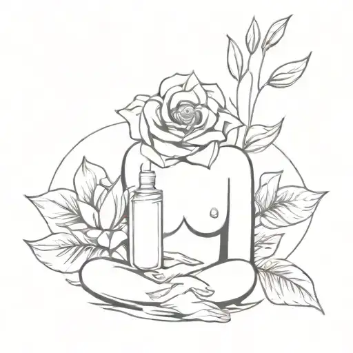 massage tattoo design idea