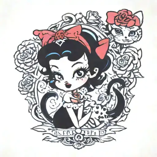 betty boop rug rats cats stitch august 5th 1959  tattoo design idea