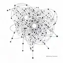 Quantum entanglement tattoo design idea