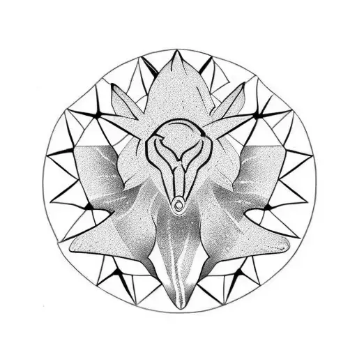 tattoo design, diabetes type 1 theme, digital art tattoo design idea