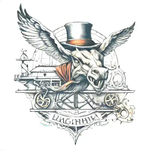 Slaughterhouse tattoo design idea