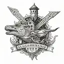 Slaughterhouse tattoo design idea