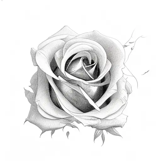 imperfectly perfect with roses  tattoo design idea