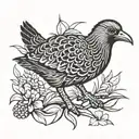 weka with 19 june 1952- 02 March 2024 tattoo design idea