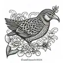 weka with 19 june 1952- 02 March 2024 tattoo design idea