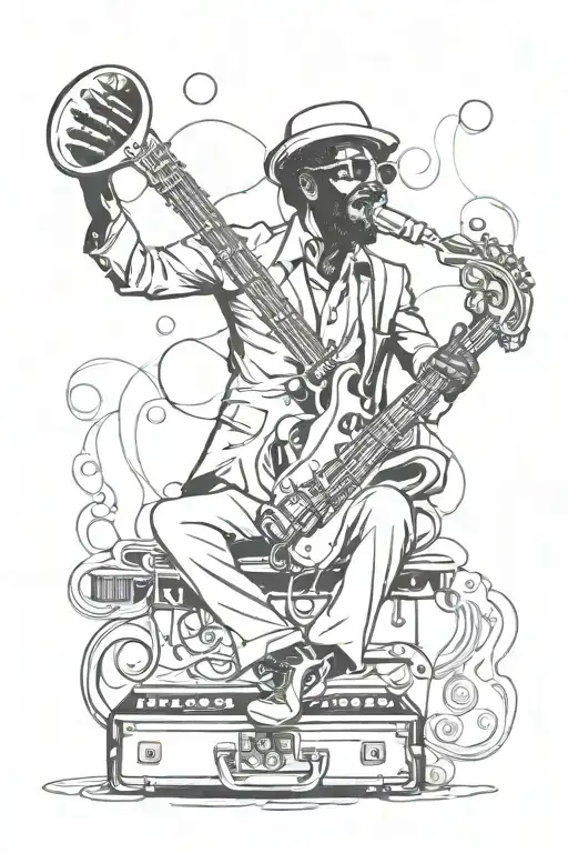 from soul music tattoo design idea