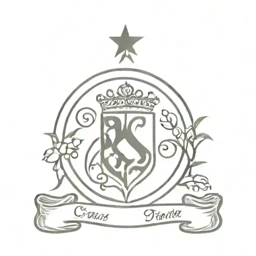 cooper family crest for couples wedding ring finger tattoo design idea