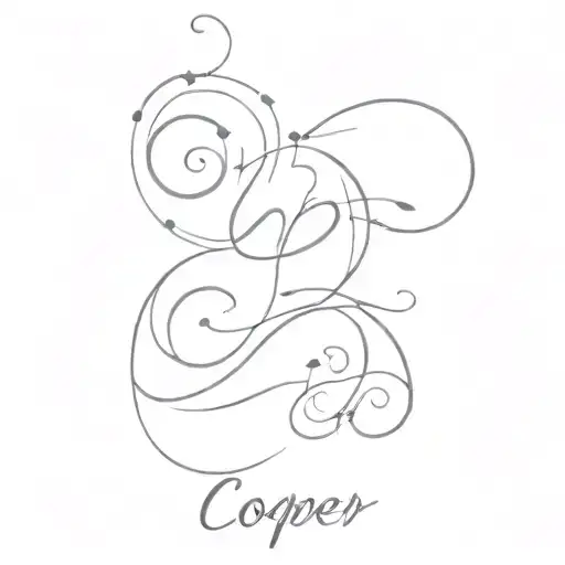 Cooper written tattoo design idea