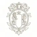 cooper family crest tattoo design idea