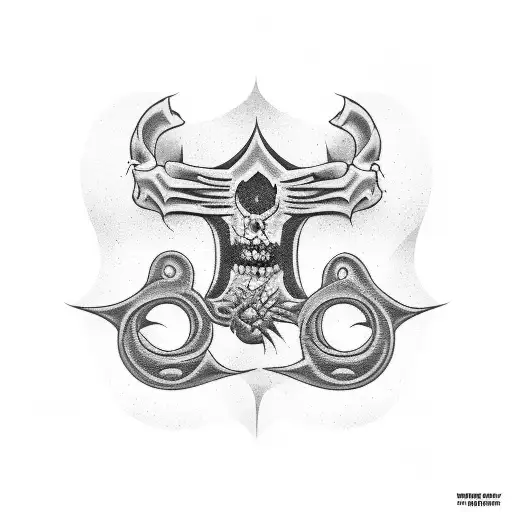 Tombstone tattoo design idea