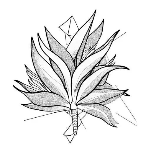 Bird of Paradise tattoo design idea