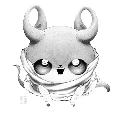 Sanrio Kuromi tattoo design idea