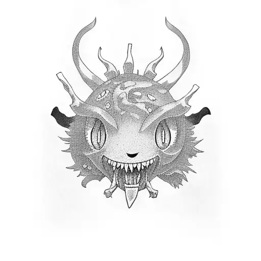 spirited away moive sleeve tattoo design idea