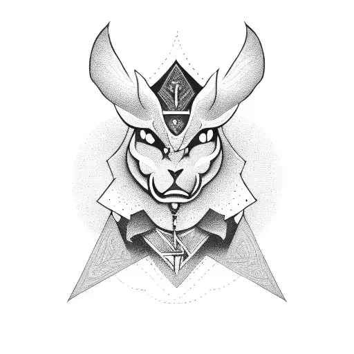 Magic witchcraft tattoo design idea